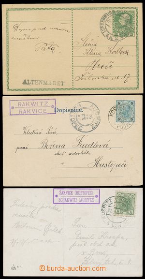 112078 - 1902-10 poštovna RAKVICE, kat. Geb.1112/2, ŠAKVICE, kat. G