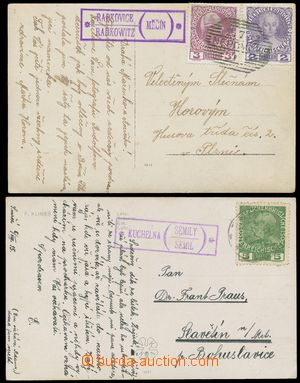 112079 - 1912-15 poštovna CHUCHELNA, kat. Geb.430/1, RADKOVICE, kat.