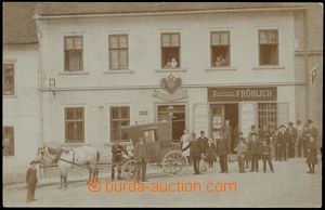 112085 - 1908 LOMNICE - obchod František Fröhlich, poštovní úřa