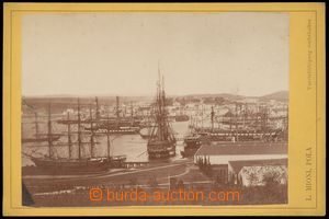 112108 - 1910 PULA (Pola), přístav, formát 14x10cm, podlepeno kart