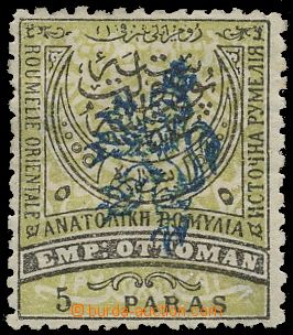 112238 - 1885 EASTERN RUMELIA   Mi.13 I.Aa, hodnota 5Pa, I. emise, mo