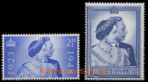 112334 - 1948 Mi.233-234; SG.493-494, Stříbrná svatba, kat. 45€