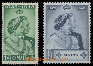112355 - 1949 Mi.214-215, Silver Jubilee, c.v.. 55€