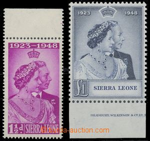 112362 - 1948 Mi.169-170, Stříbrná svatba, známky s okrajem, kat.