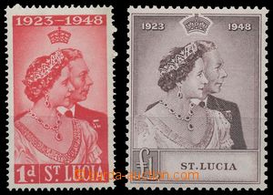 112363 - 1948 Mi.118-119, Silver Jubilee, stamps with margin, c.v.. 2