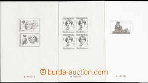 112443 - 1996-2004 PTR3, 4, 11, comp. 3 pcs of commemorative prints, 