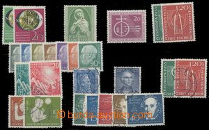 112495 - 1949-59 sestava 26ks známek, lepší hodnoty, kat. 390€