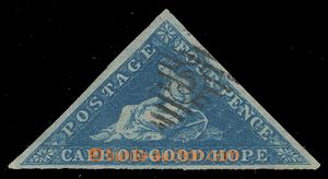 112508 - 1853 SG.2, 4d tmavě modrá, krásný střih, hezký sytý o