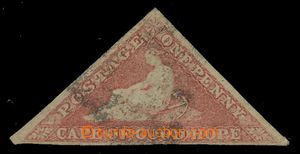 112513 - 1857 SG.5, 1d hnědočervená, II. emise, krémový papír, 