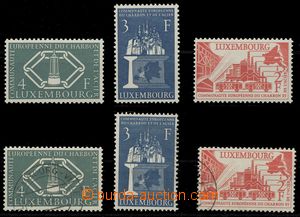 112620 - 1956 Mi.552-554, E.C.S.C., 2x complete set, mint never hinge