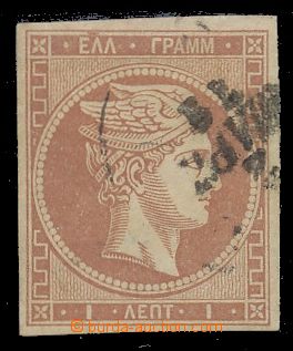 112636 - 1861 Mi.9IIb, Hlava Herma, zk. Rieger, kat. 750€