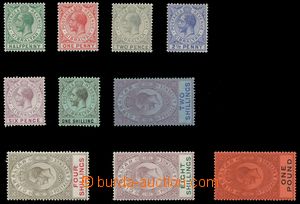 112723 - 1912 Mi.65-75, George V., c.v.. 450€