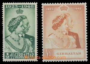 112724 - 1949 Mi.123-124, Stříbrná svatba, kat. 75€