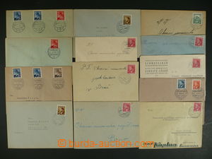 113046 - 1940-45 sestava 13ks dopisů s razítky VLP, mj. KOJETÍN–
