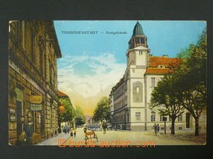 113065 - 1916 TEREZÍN (Theresienstadt) - poštovní úřad, prošlá