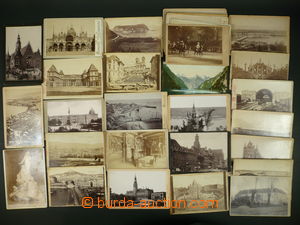 113078 - 1900-10 FOTOGRAFIE / MÍSTOPIS  sestava 35ks fotografií z c