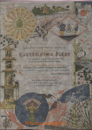 113205 - 1892 JAPONIKUM  ball invitation-card with Japanese motives, 