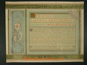 113206 - 1894 BRNO  reklamní plakát, Moravská akciová knihtiskár