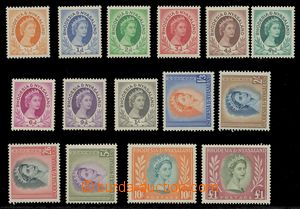 113328 - 1954 Mi.1-16, Alžběta II., kompletní série z r. 1954, tz