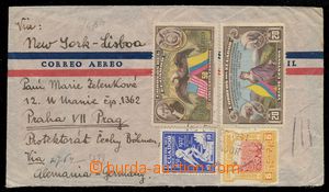 113362 - 1941 airmail letter to Bohemia-Moravia BOHEMIA-MORAVIA, mult