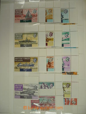 113409 - 1970 BRITISH VIRGIN ISL.  námět Lodě, rohové kusy, ulož