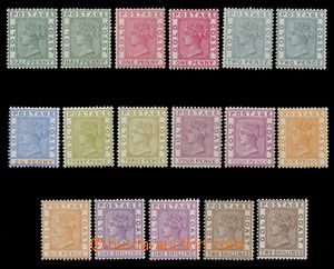 113554 - 1884 Mi.8-16, Královna Viktorie, série 27 známek, různé