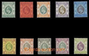113587 - 1904-06 série 10ks známek (SG.77-86), kat. SG £420