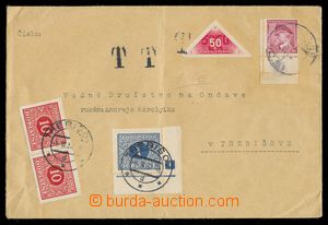 113660 - 1937 DELIVERY  heavier letter to own by hand burdened with p