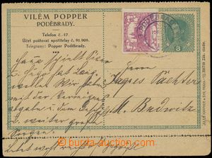 113857 - 1919 CPŘ3Pa, Charles 8h with perf for typewriter, with bott