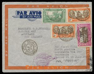 113894 - 1940 Let-dopis zaslaný na Nový Zéland 1. letem z USA, vyf