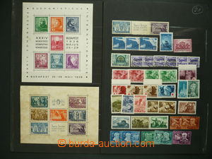 113925 - 1871-1986 comp. of stamps and miniature sheets on 4 stock-sh