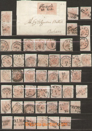 114028 - 1850-55 the first issue., Mi.3, comp. of stamps 15c on/for s