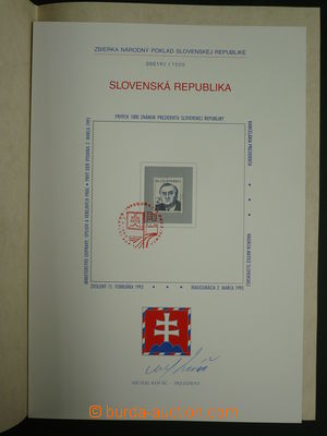 114032 - 1993 ZNL3, Sbírka na národní poklad, s podpisem prezident