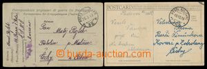 114067 - 1918-19 ITÁLIE  legionářská propagační pohlednice zasl