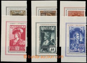 114106 - 1943 BELGIUM / FLEMISH LEGION  Mi.IX-XIV., Portraits, stamps