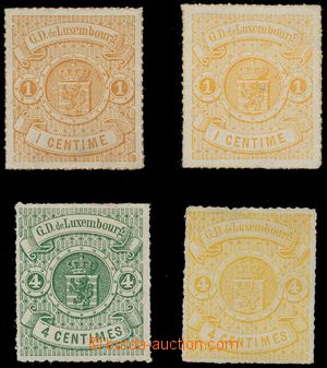 114166 - 1865 Mi.14, 15, 16a, 16b, comp. 4 pcs of stamps, c.v.. 1.000