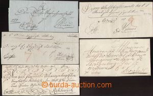 114239 - 1766-1811 comp. 5 pcs of pre-philatelic ex offo letters sent