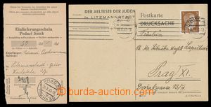114489 - 1942 GHETTO LITZMANNSTADT korespondenční lístek vyfr. zn.