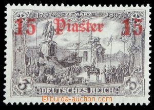 114782 - 1913 Mi.46b, hodnota 15Pi/ 3M černofialová, kat. 40€