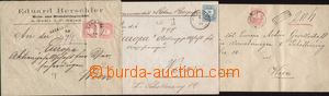 115382 - 1879 comp. 3 pcs of Reg letters with issue Letter with ciphe