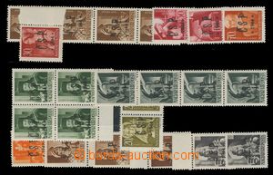 115618 - 1944 KHUST  selection of 24 pcs of Hungarian stamps with Khu