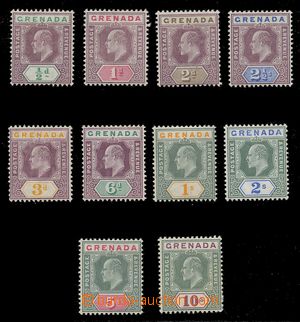 115646 - 1904-06 Mi.51-60, (SG.67-76), Edvard VII., kat. SG £375