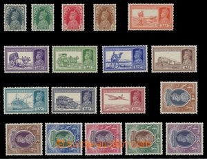 115647 - 1937-40 Mi.146-163 (SG.247-264), Jiří VI., kat. SG £3