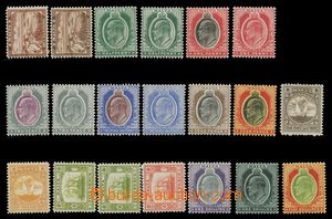 115660 - 1904 Mi.24-32, 36-40 (SG.45-63), Edvard VII., série 20ks zn