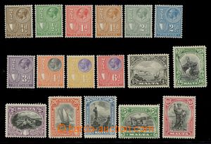 115662 - 1926 Mi.115-131 (157-172), výplatní známky, kat. SG £
