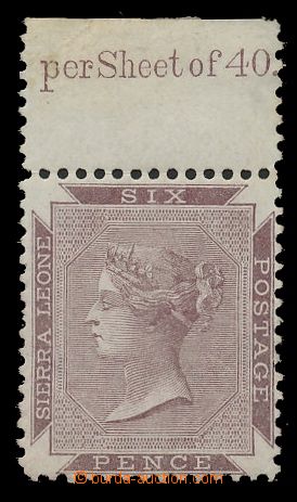 115681 - 1859 Mi.1, Královna Viktorie, krajový kus, kat. SG £2