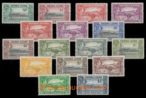 115688 - 1938 Mi.151-166, Jiří VI. a krajinky, kat. SG £120
