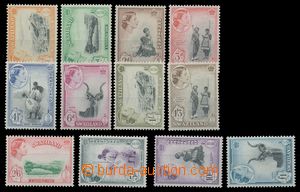 115733 - 1956 Mi.55-66 (SG.53-64), Alžběta II., kat. SG £80