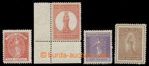 115740 - 1887-89 Mi.13-16, Svatá Uršula, kat.* 160€, hodnota 4P s