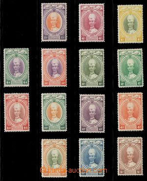 115745 - 1937 Mi.28-41 (SG.40-53), Sultan Ismail, without highest val